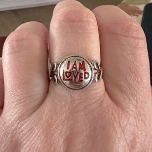 I Am Loved Sterling Silver Ring